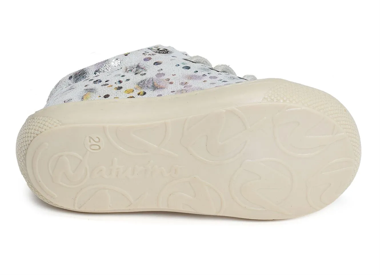 chaussures a lacets Naturino  Cocoon girl fantaisie blanc violet 