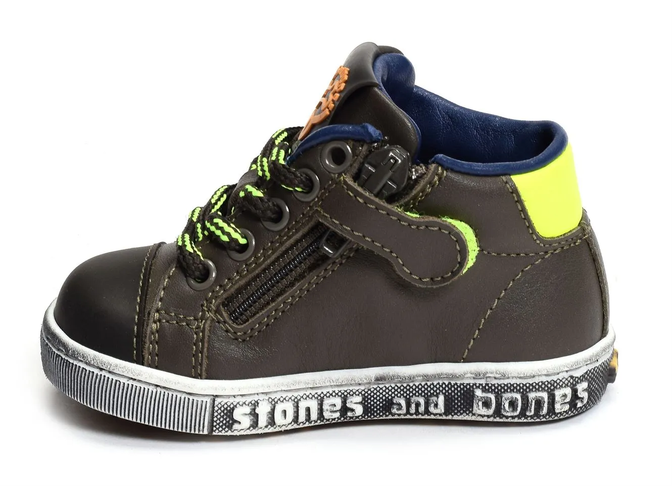 chaussures a lacets Stones and bones  Murc kaki 