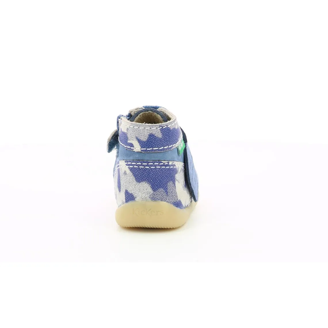 Chaussures bébé Bleu Camouflage en cuir | 3 Suisses