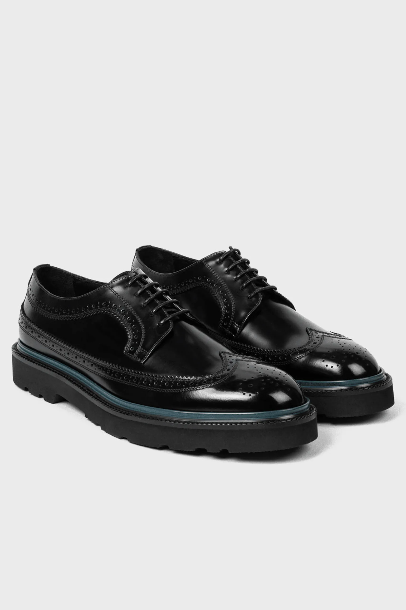 Chaussures Brogues Cuir Noir