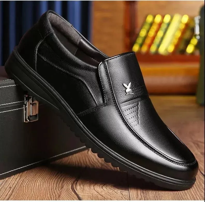 Chaussures d'affaires en cuir verni pour hommes - Dao