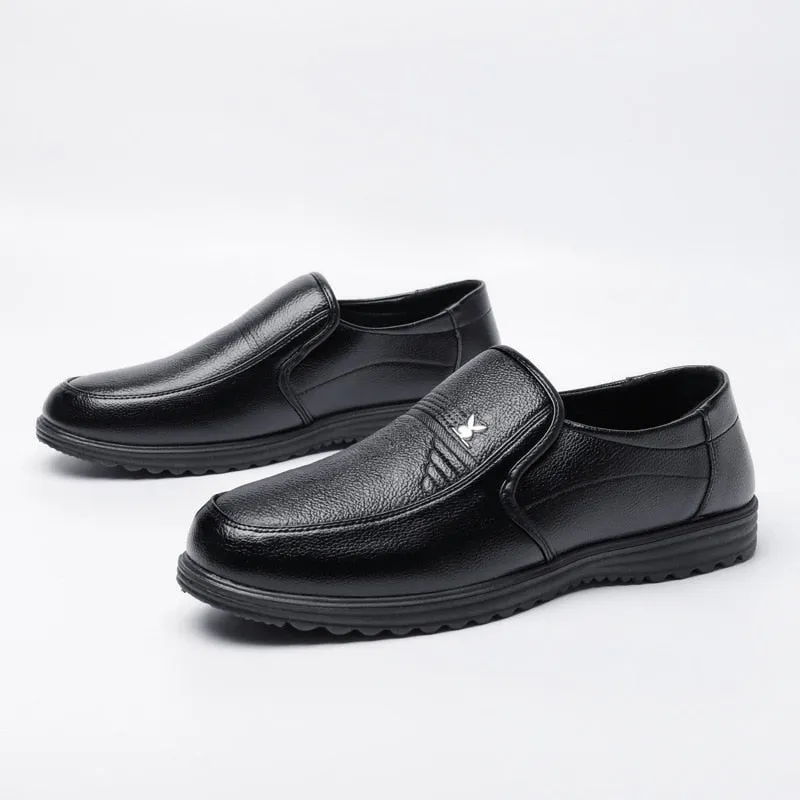 Chaussures d'affaires en cuir verni pour hommes - Dao