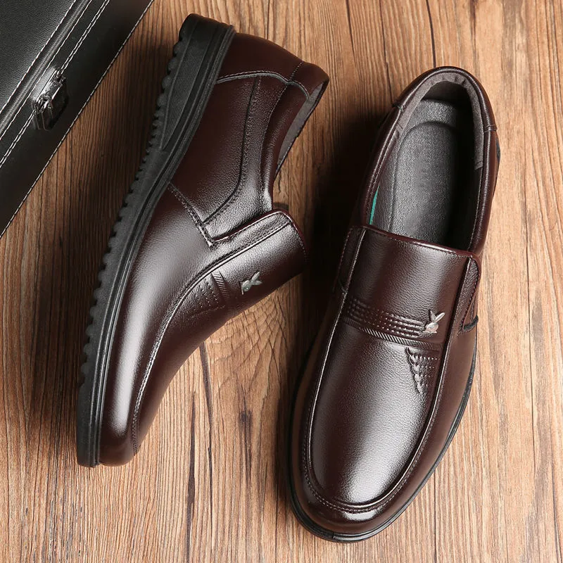 Chaussures d'affaires en cuir verni pour hommes - Dao