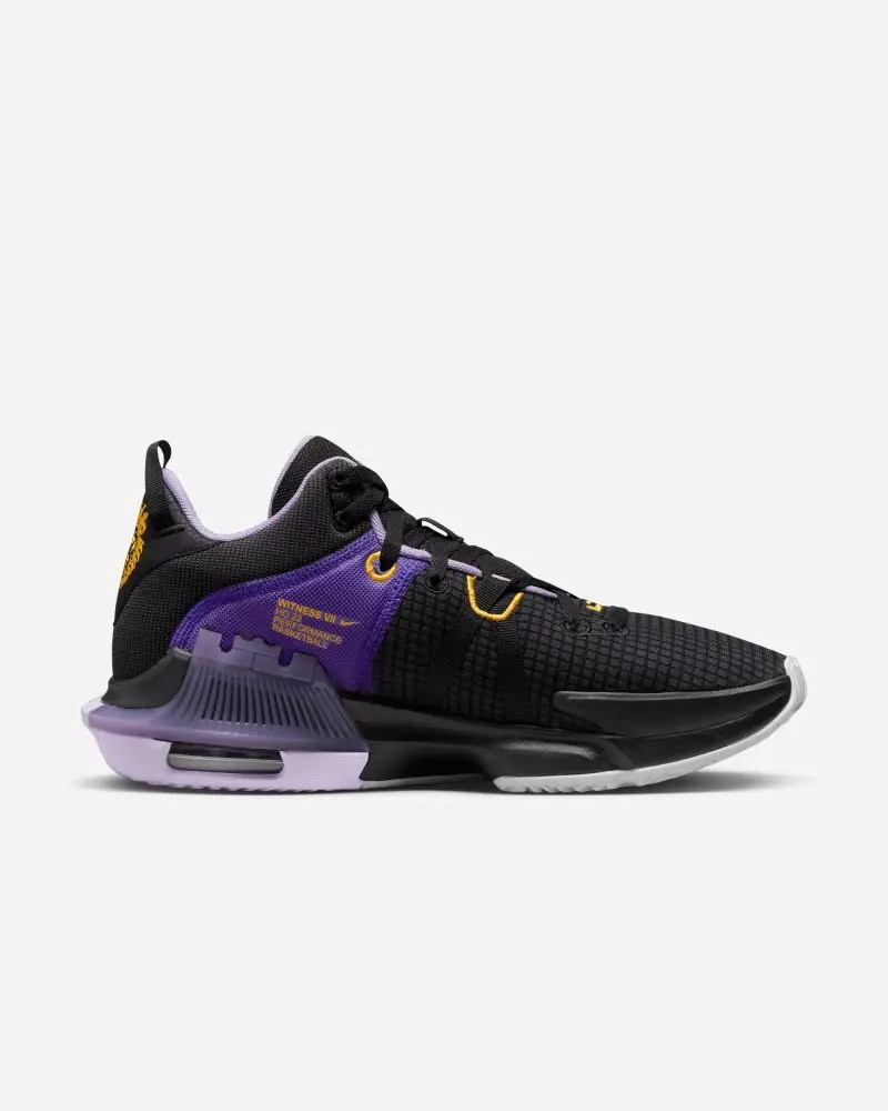 Chaussures de basket Nike LeBron Witness 7 Noir & Violet pour homme