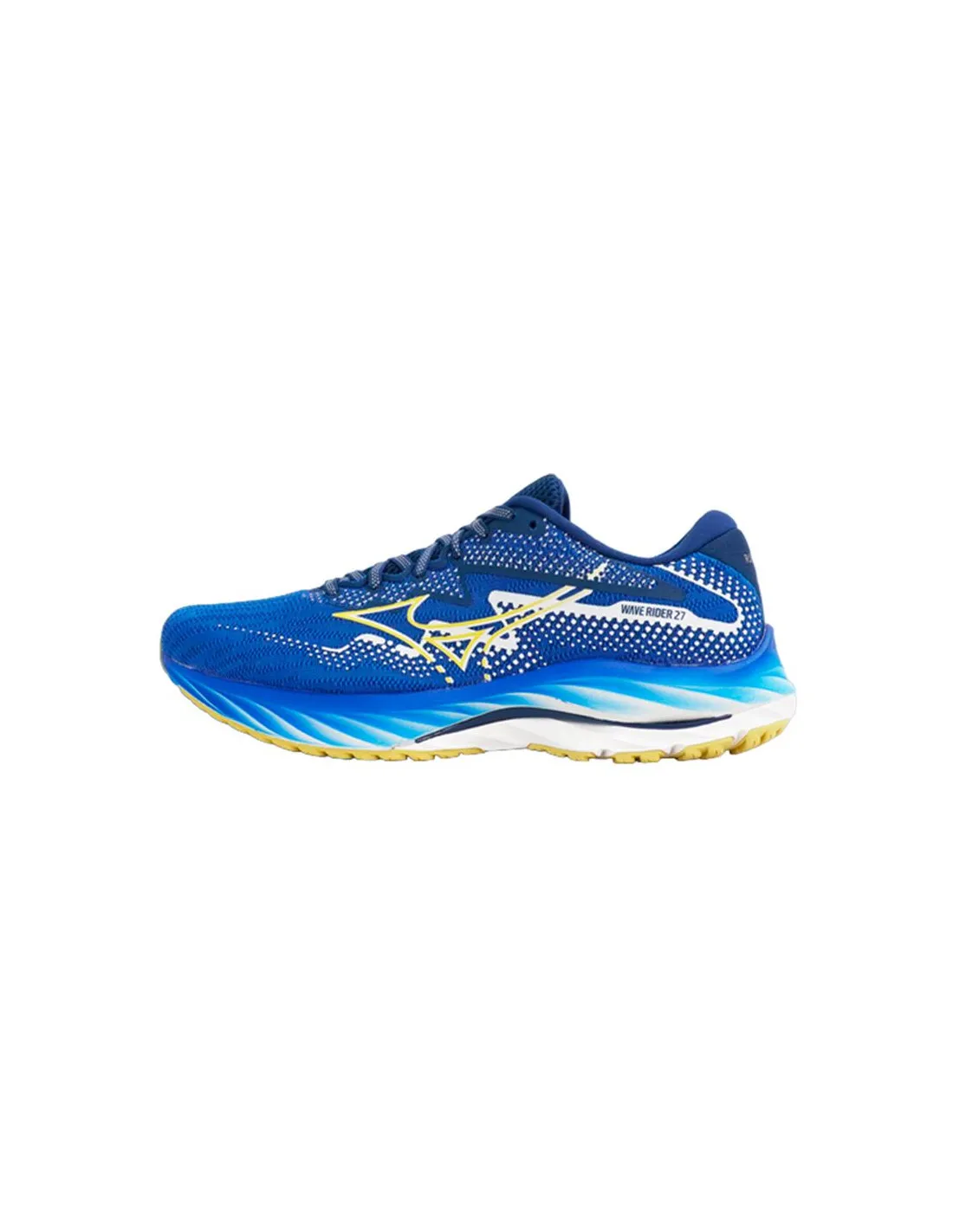 Chaussures de Running Mizuno Wave Rider 27 Amsterdam Blue