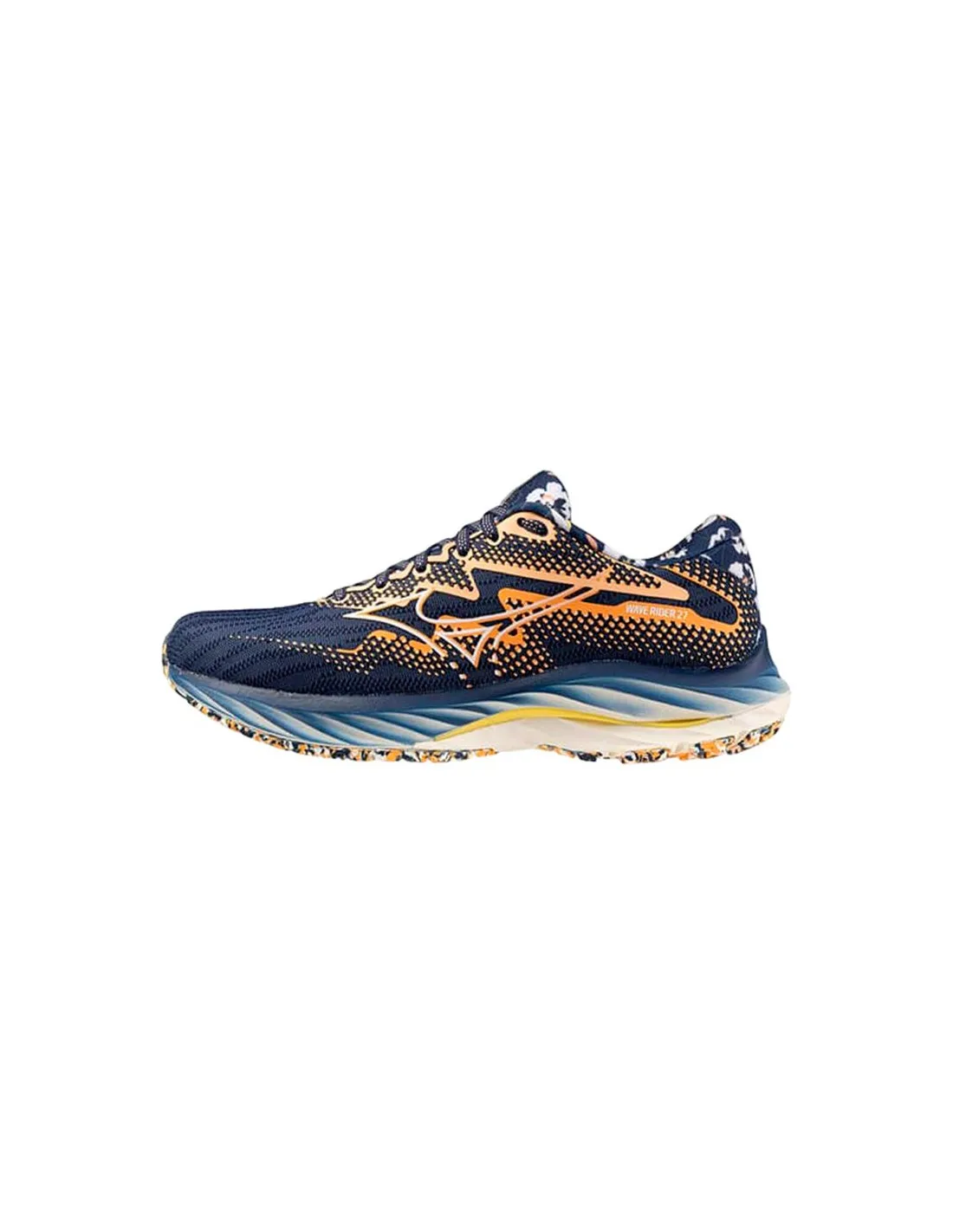 Chaussures De Running Mizuno Wave Rider 27 Roxy Femme Blue