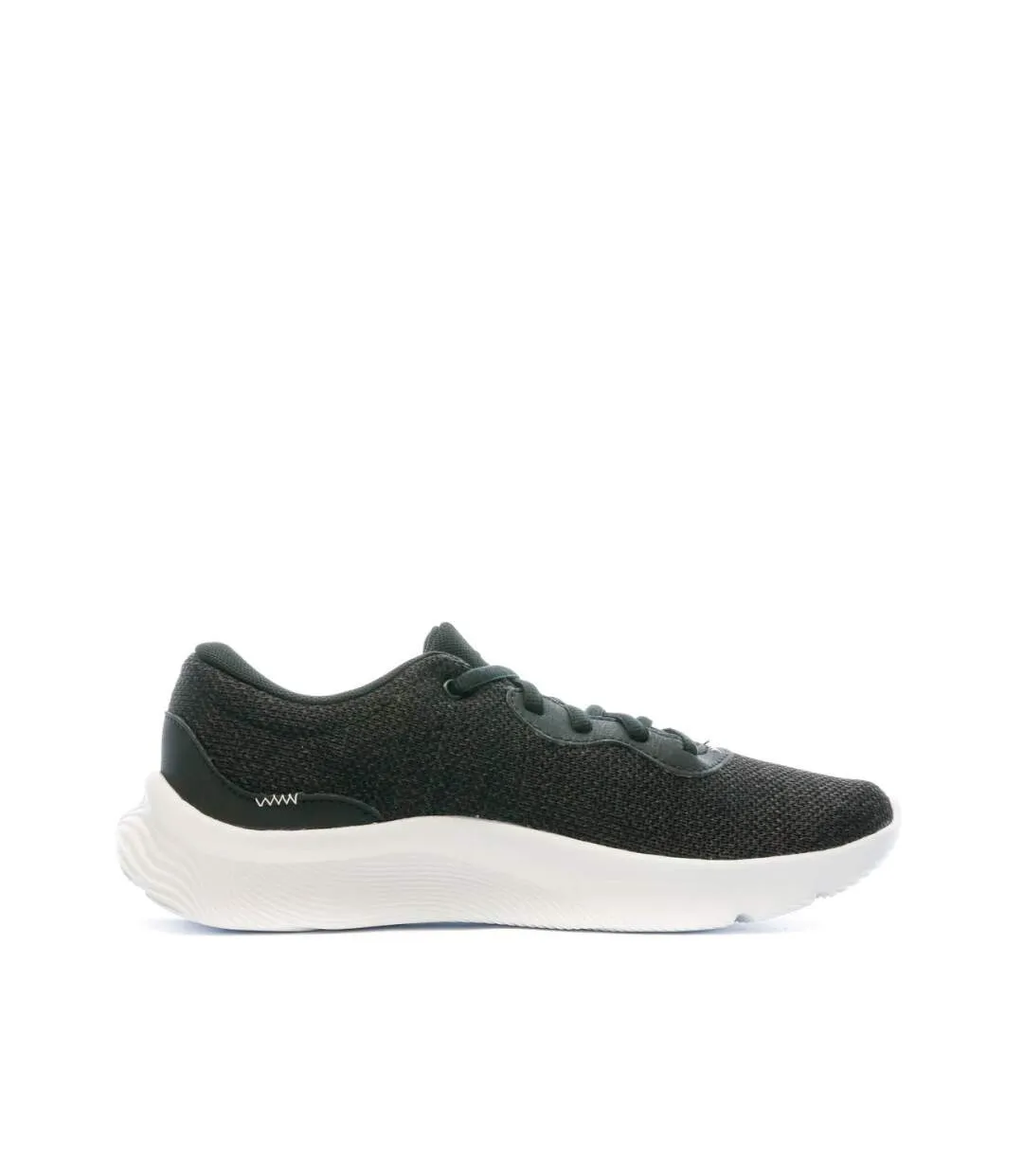 Chaussures de running Noires/Blanches Femme Under Armour Micro