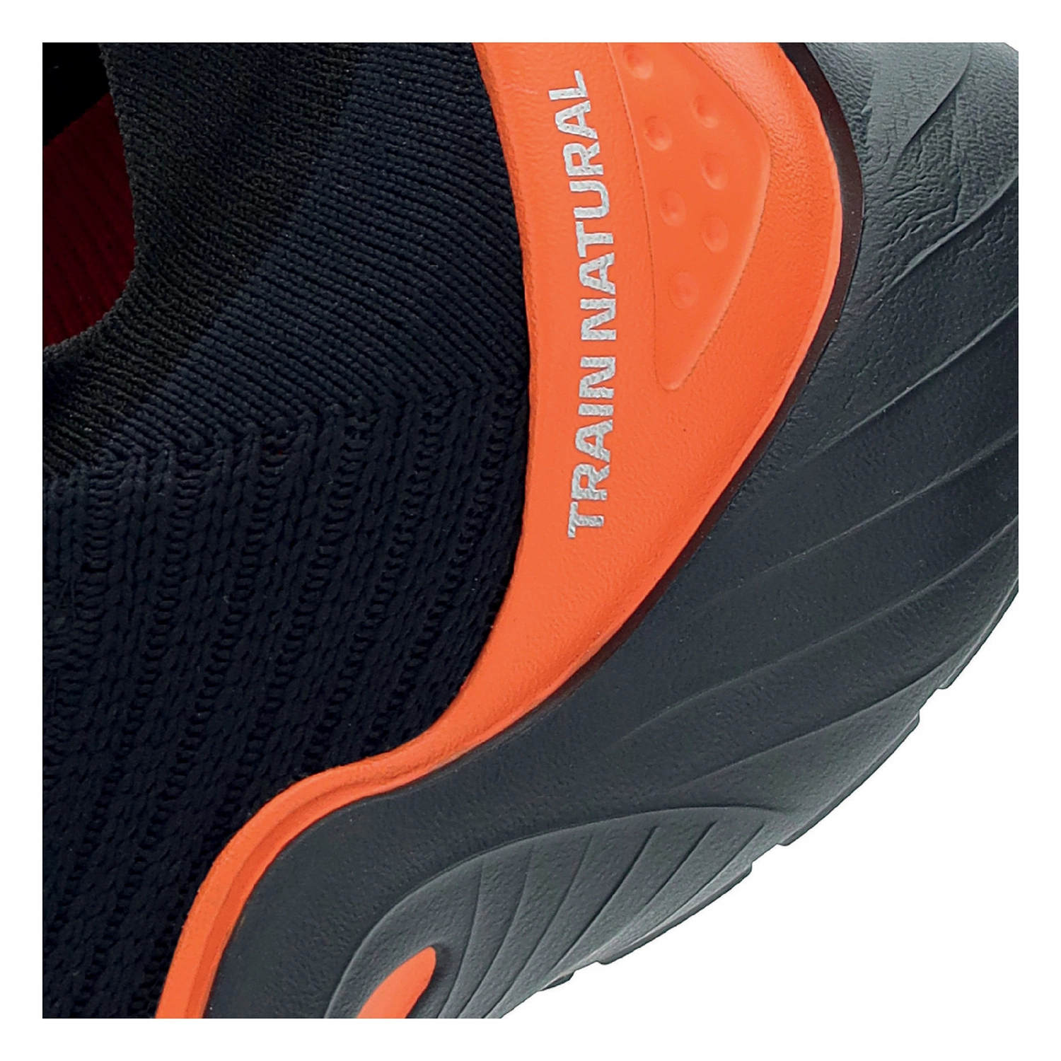 Chaussures de Running UYN Men City Running Black Sole Black Orange