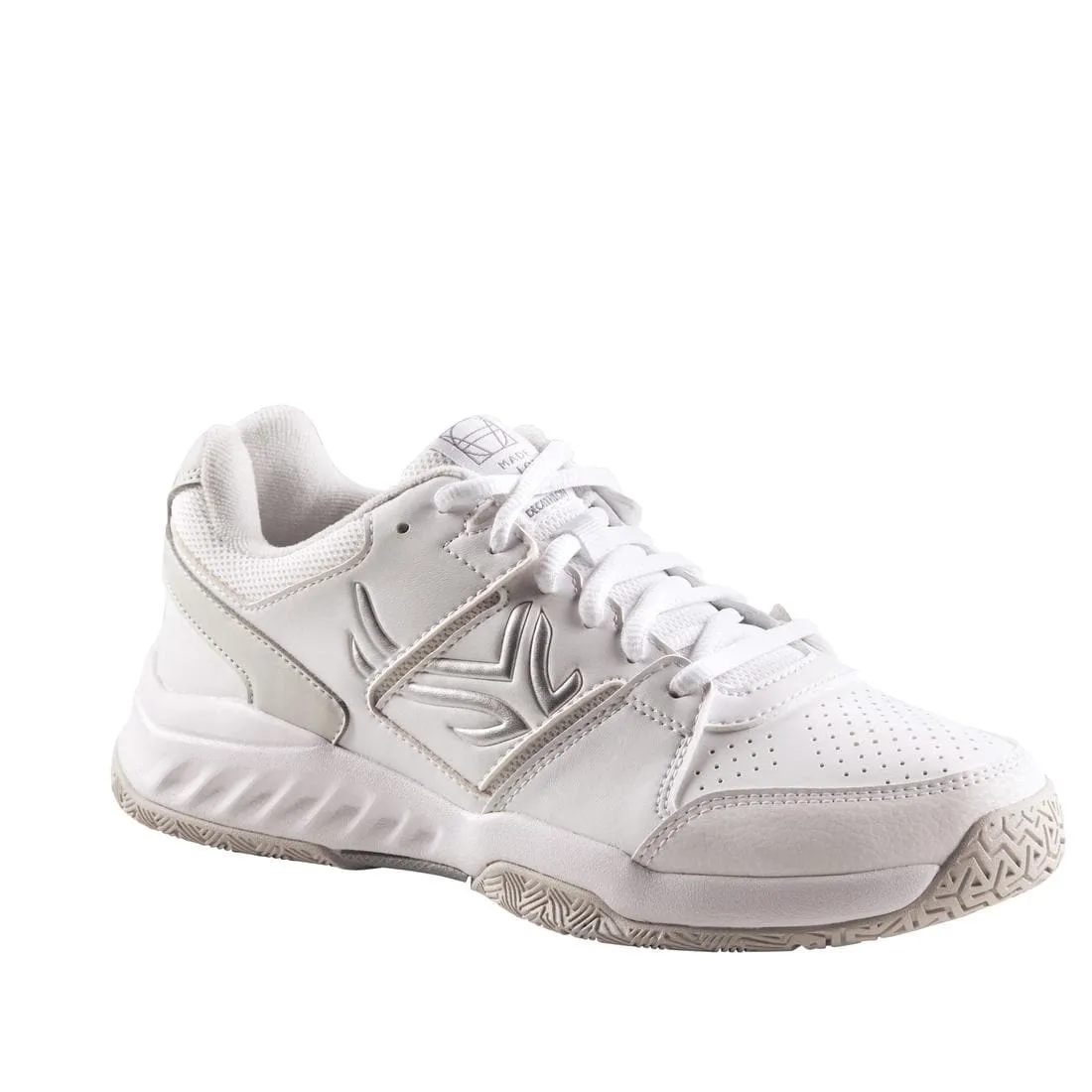 CHAUSSURES DE TENNIS FEMME TS 160 BLANC