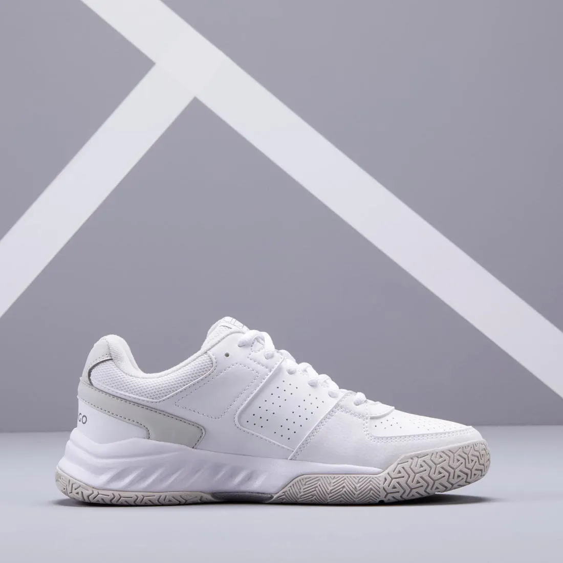 CHAUSSURES DE TENNIS FEMME TS 160 BLANC