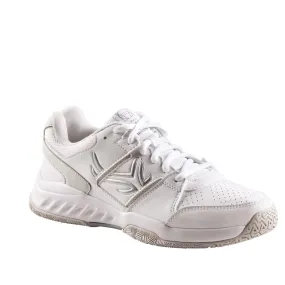 CHAUSSURES DE TENNIS FEMME TS 160 BLANC