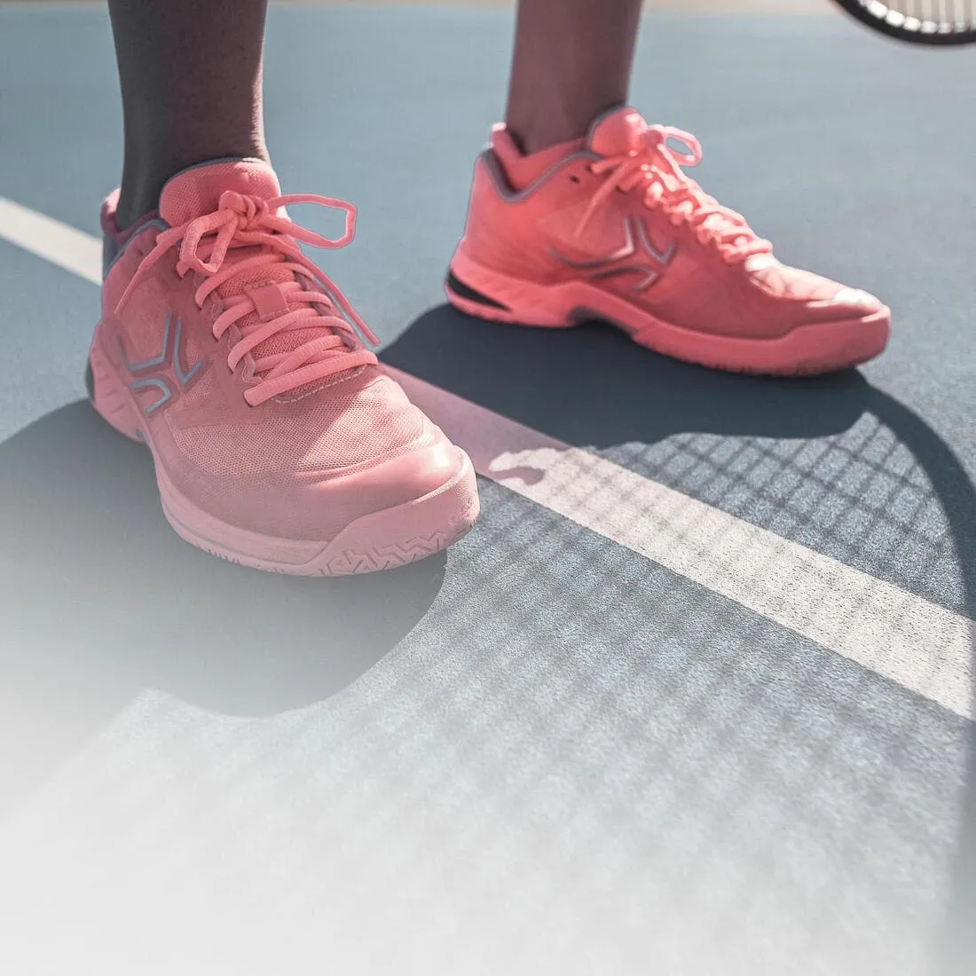 CHAUSSURES DE TENNIS  FEMME TS990 CORAIL