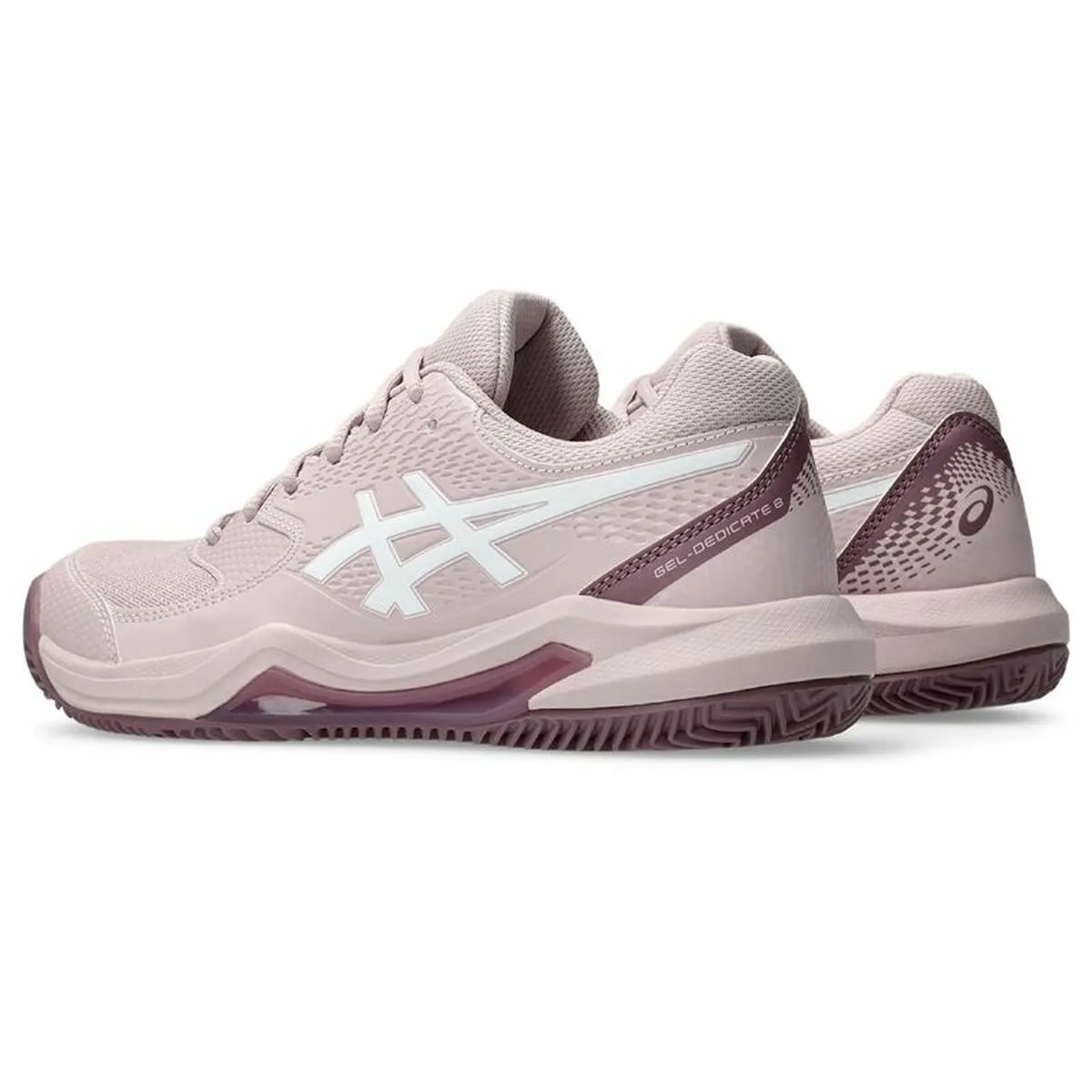 Chaussures de Tennis pour Femmes Asics Gel-Dedicate 8 Clay Rose