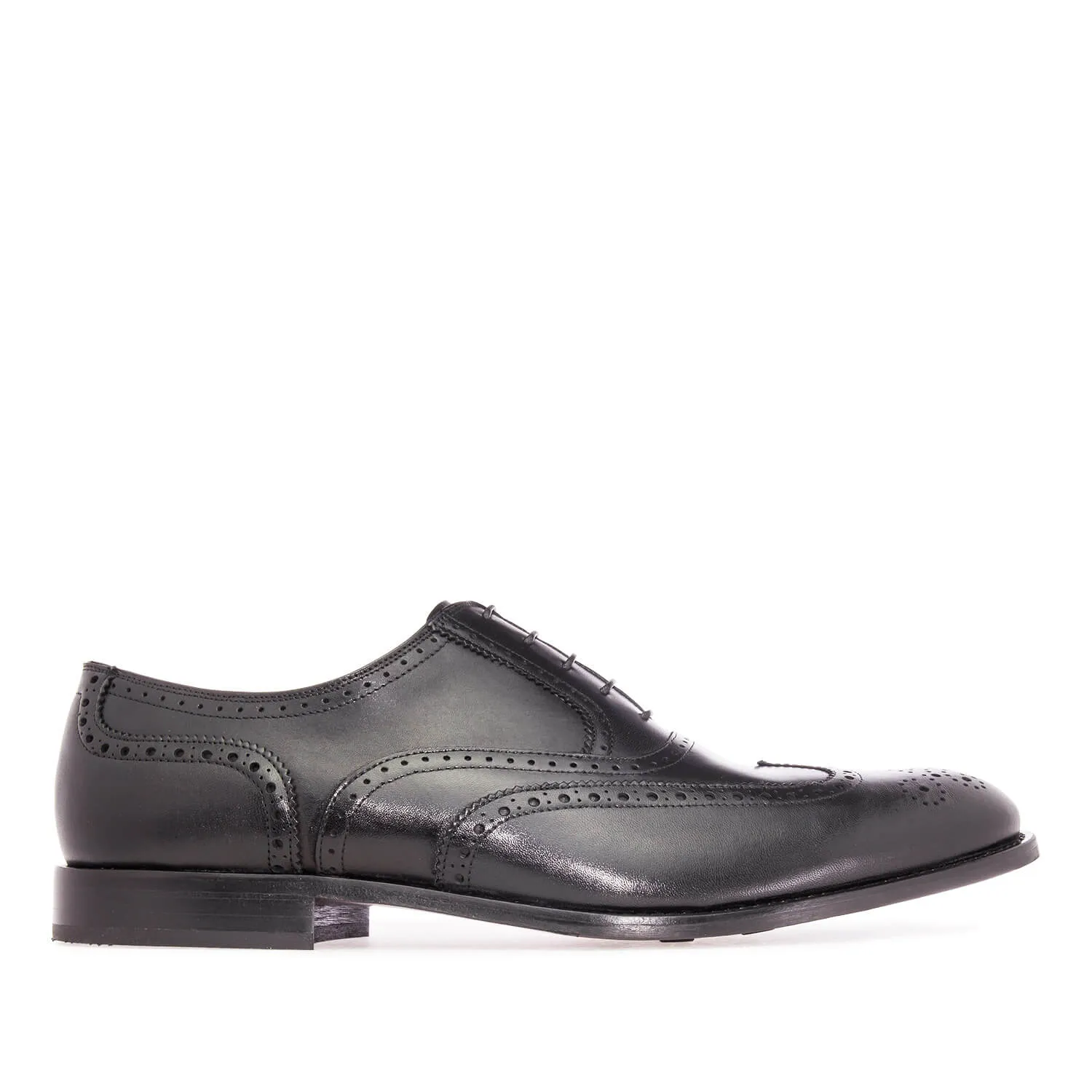 Chaussures Hommes Style Oxford En Cuir Noir