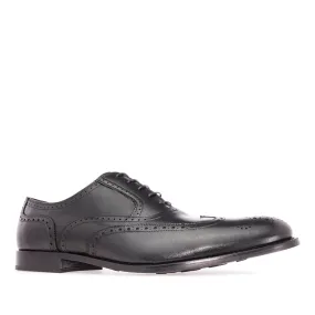 Chaussures Hommes Style Oxford En Cuir Noir