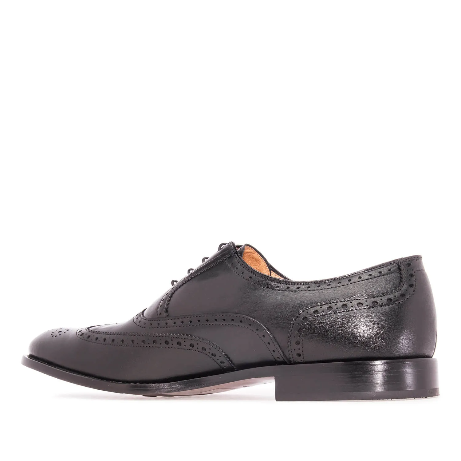 Chaussures Hommes Style Oxford En Cuir Noir