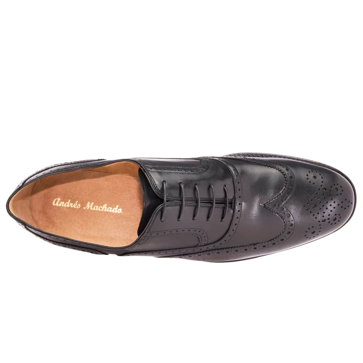 Chaussures Hommes Style Oxford En Cuir Noir