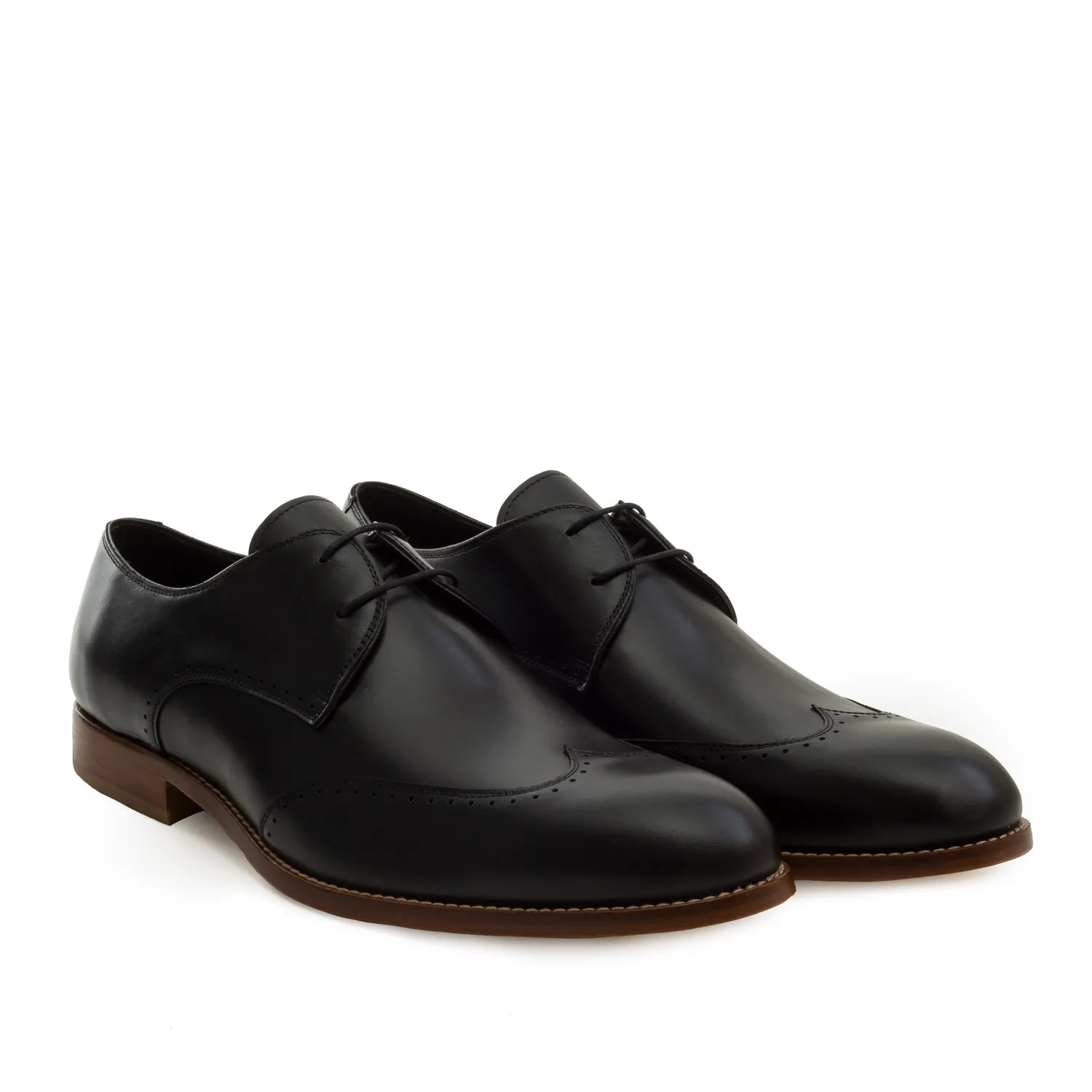 Chaussures Oxford en Cuir Noir