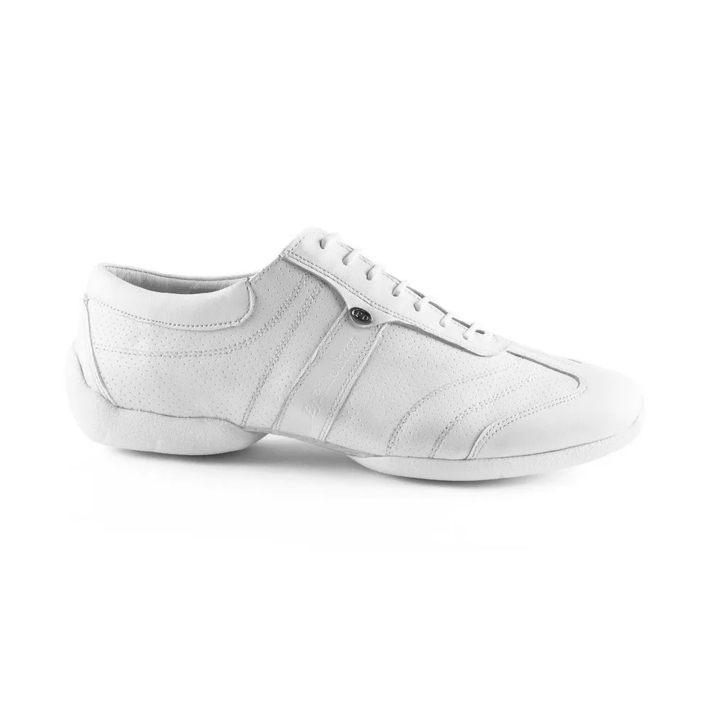 Chaussures PD Pietro Street Cuir Blanc Portdance Portdance - FAME LaMaisonDeLaDanse