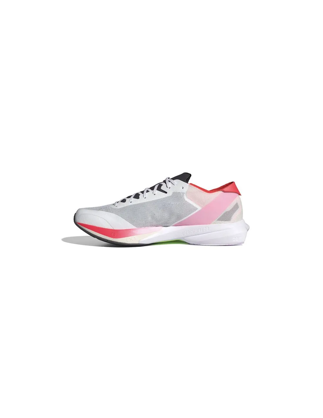 Chaussures running adidas de Adizero Adios 8 Blanc Rouge