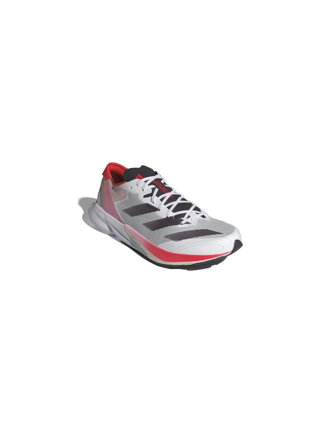 Chaussures running adidas de Adizero Adios 8 Blanc Rouge