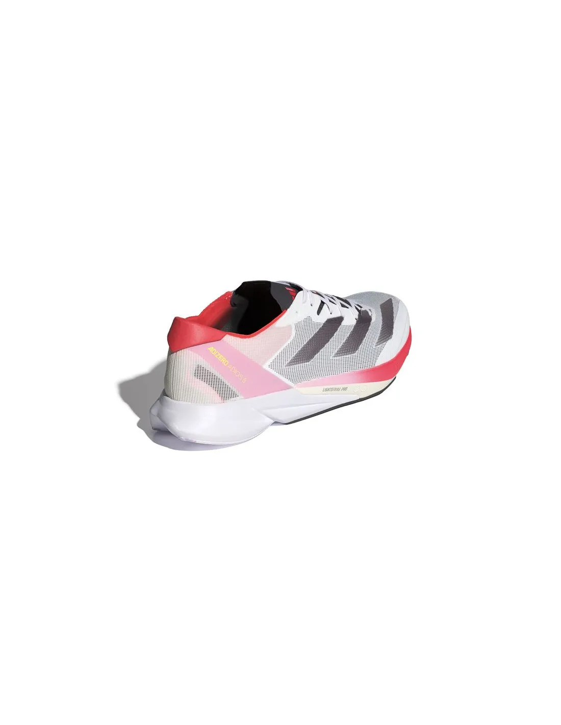 Chaussures running adidas de Adizero Adios 8 Blanc Rouge