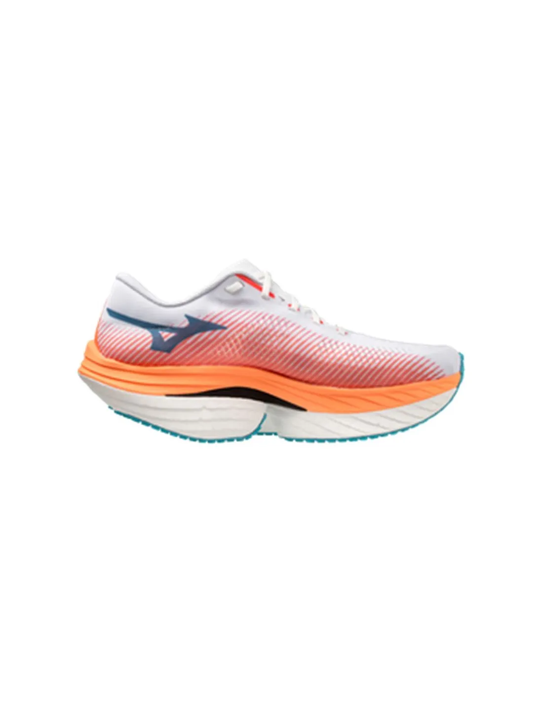 Chaussures Running Mizuno de Wave Rebellion Pro White Homme