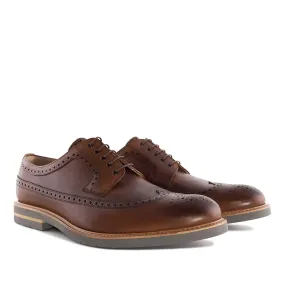 Chaussures style Oxford en Cuir Marron