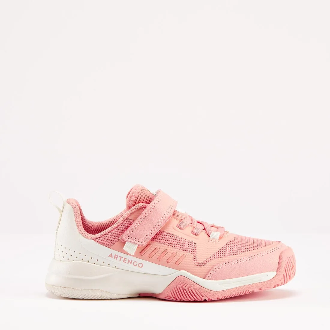 CHAUSSURES TENNIS ENFANT - TS500 FAST KD SCRATCH PINKFIRE