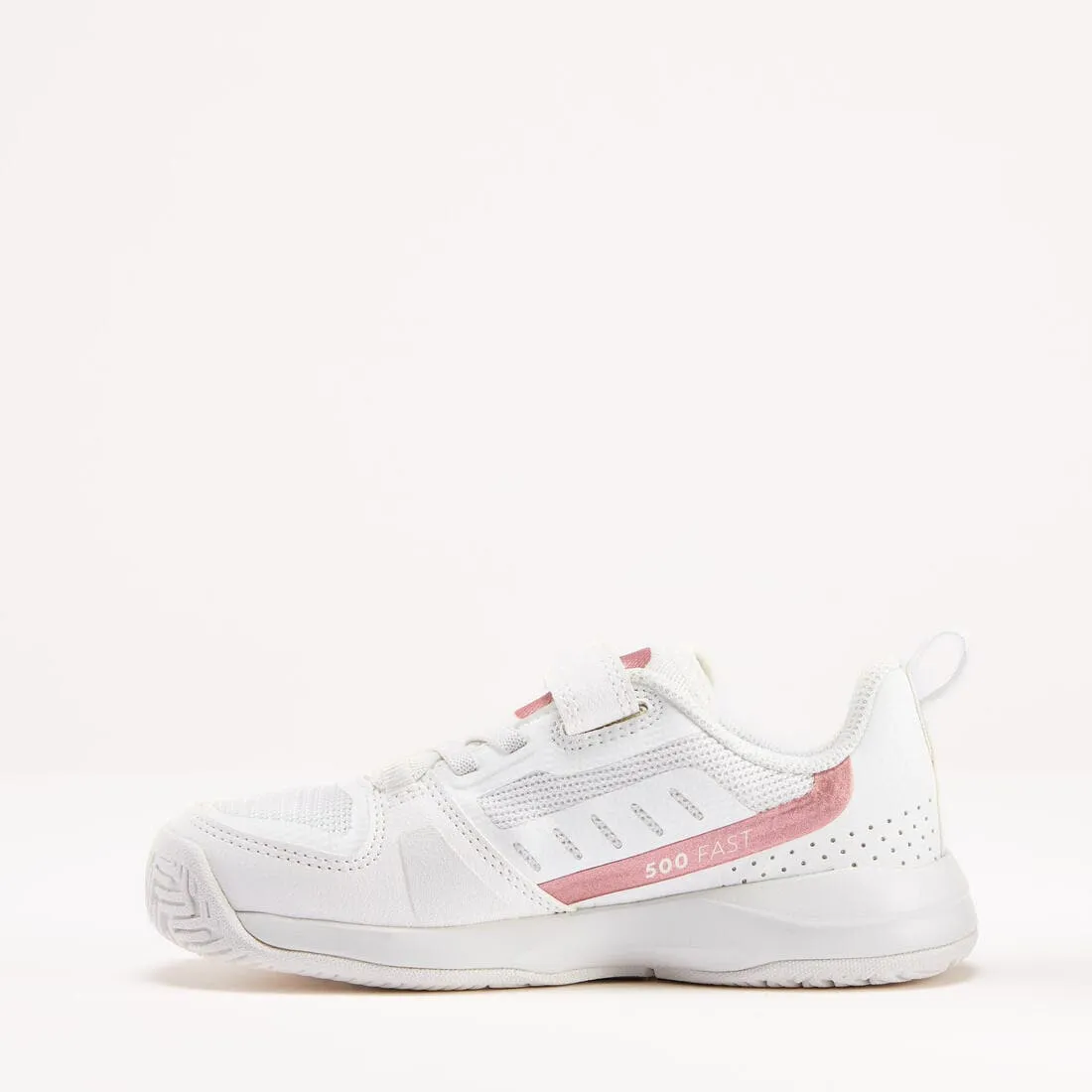 CHAUSSURES TENNIS ENFANT - TS500 FAST KD SCRATCH PINKFIRE