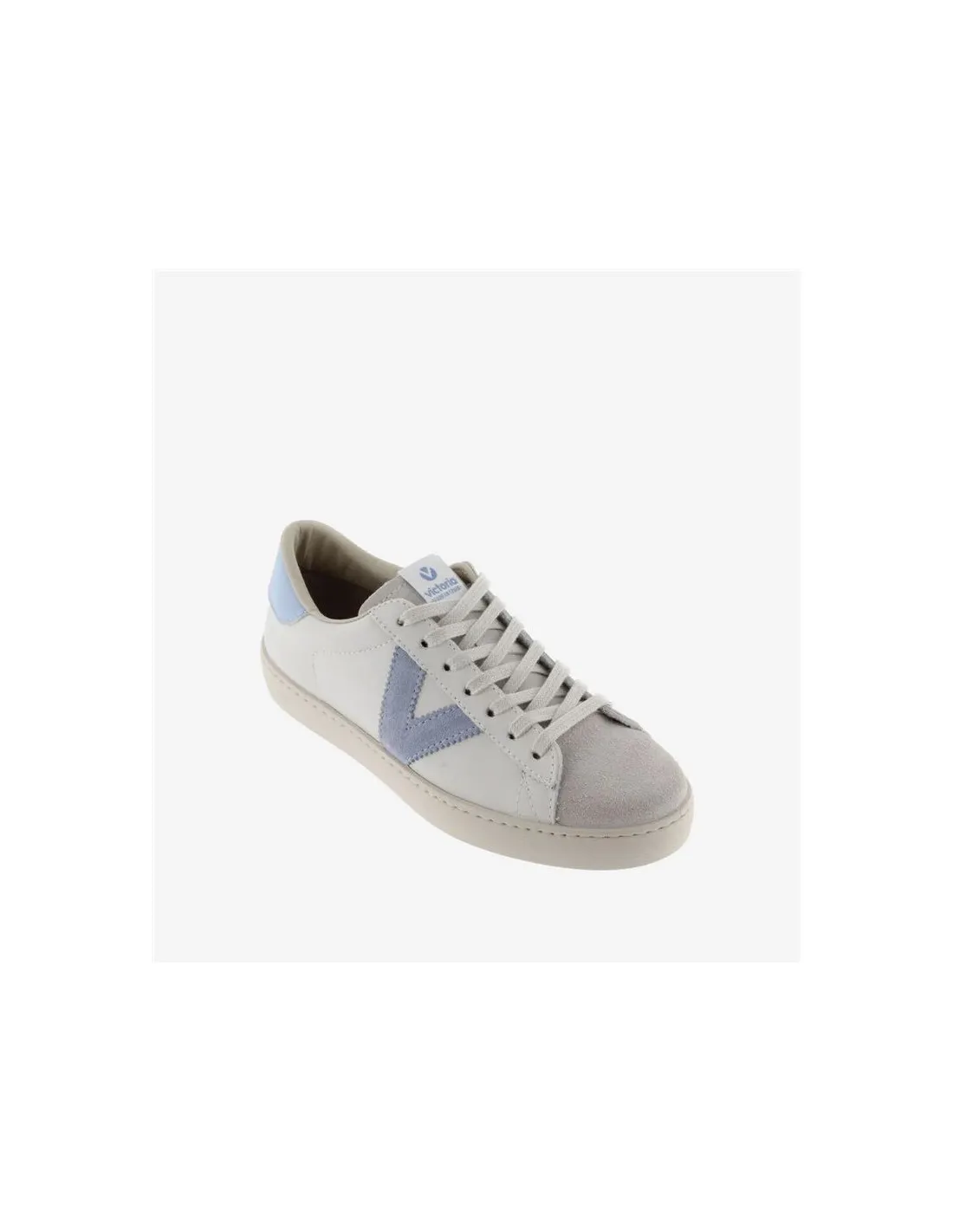 Chaussures Victoria Berlin Cuir et daim Bleu clair Femme