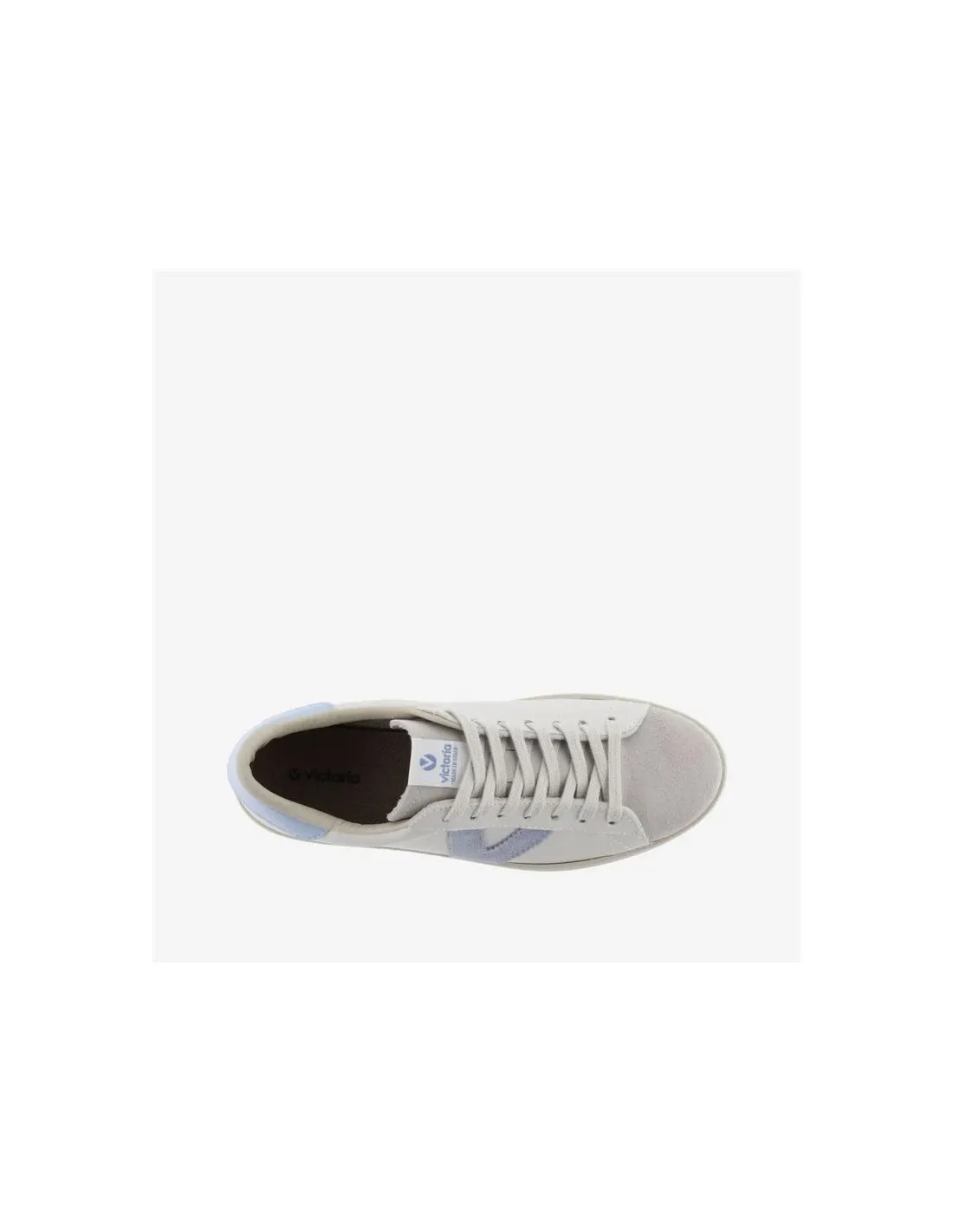 Chaussures Victoria Berlin Cuir et daim Bleu clair Femme