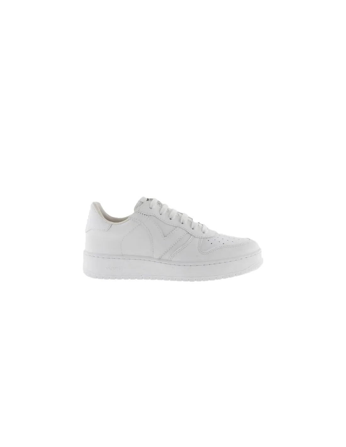 Chaussures Victoria Madrid effet cuir blanc