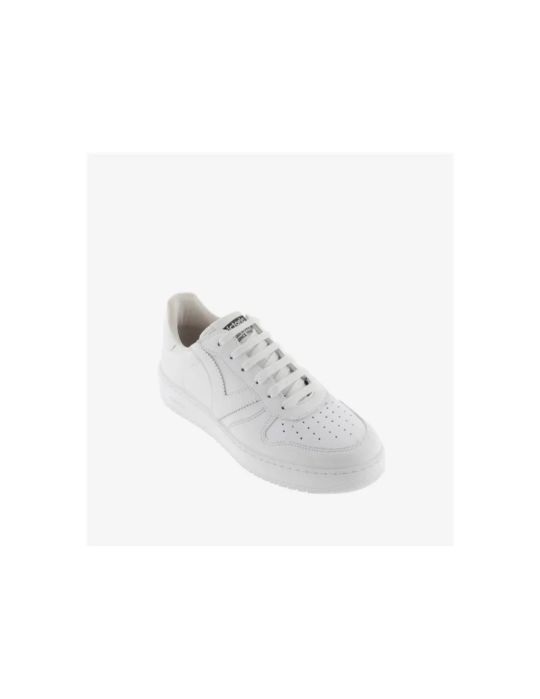 Chaussures Victoria Madrid effet cuir blanc