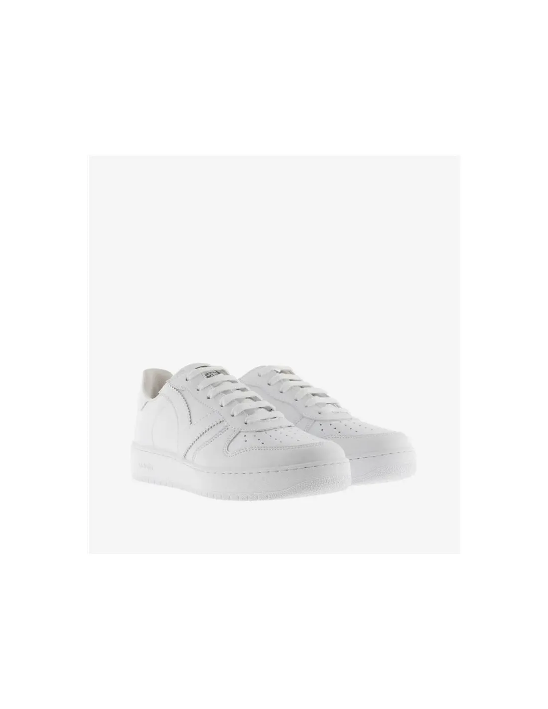 Chaussures Victoria Madrid effet cuir blanc