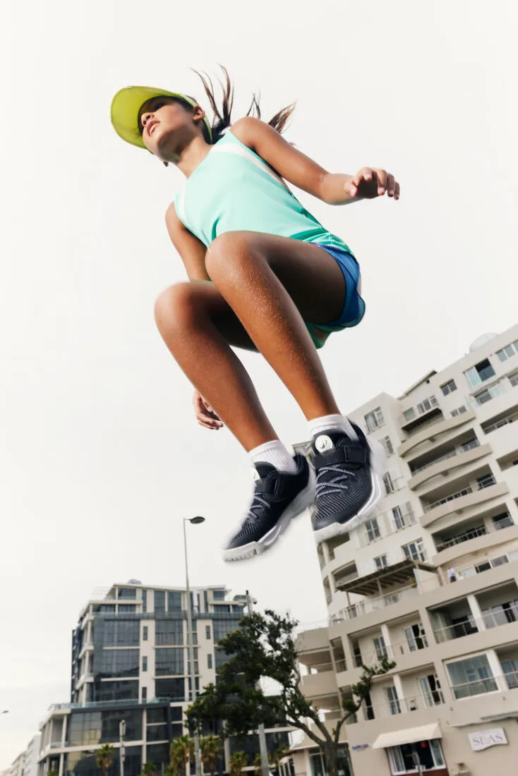 Chaussures à scratch et lacets élastiques légères enfant, Playful Fast