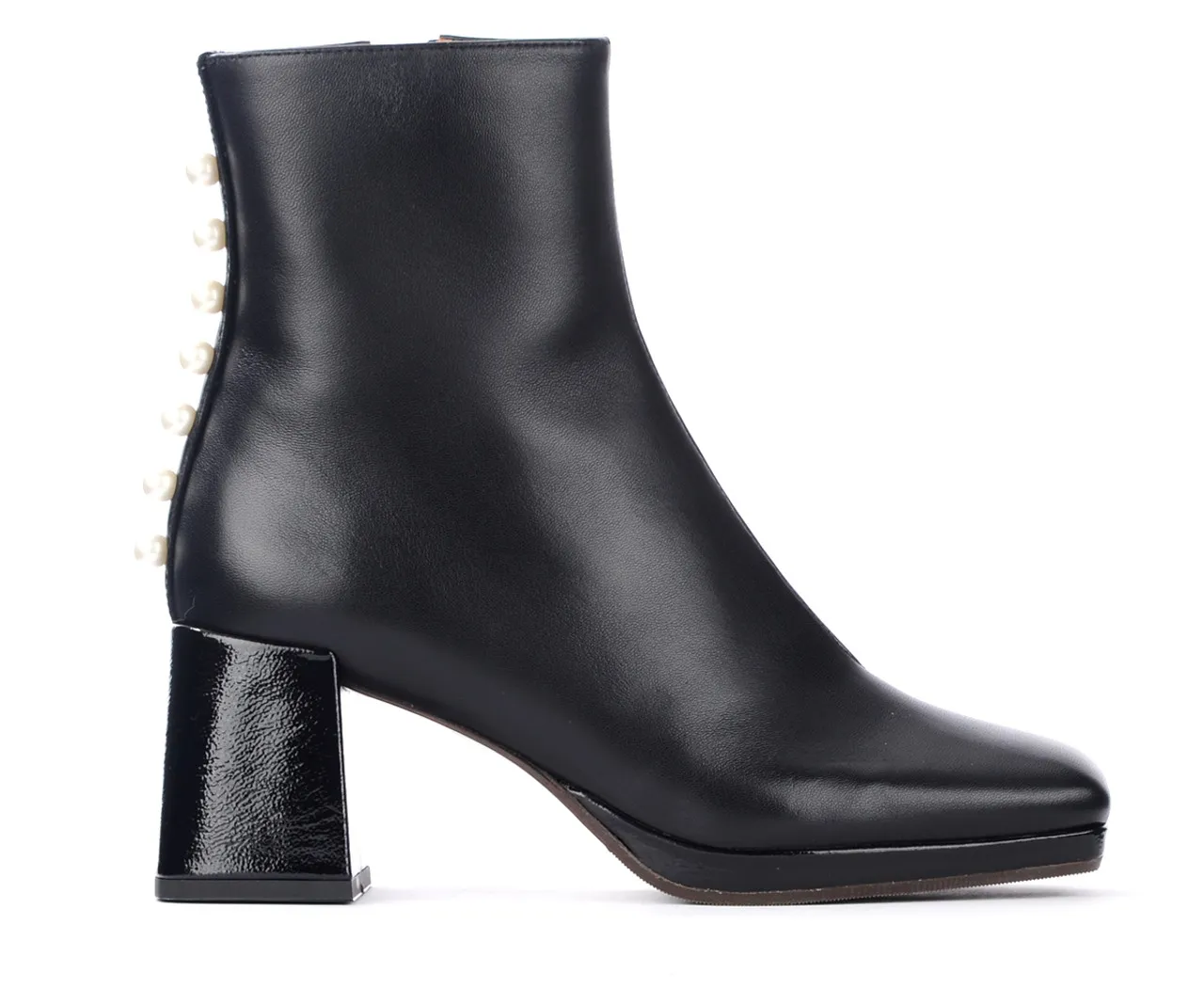 Chie Mihara Bottines à talons Kazko en cuir noir