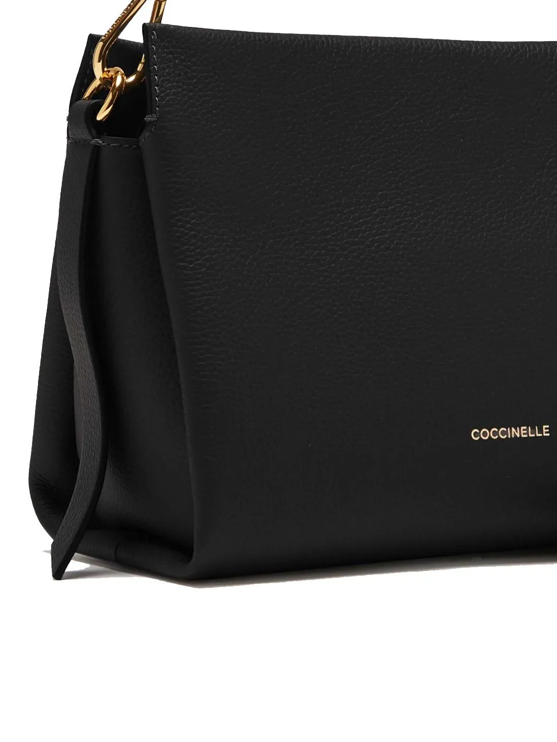 Coccinelle Boheme Sac À Main, Avec Bandoulière, En Cuir Noir/Cuir - Achetez À Prix Outlet!