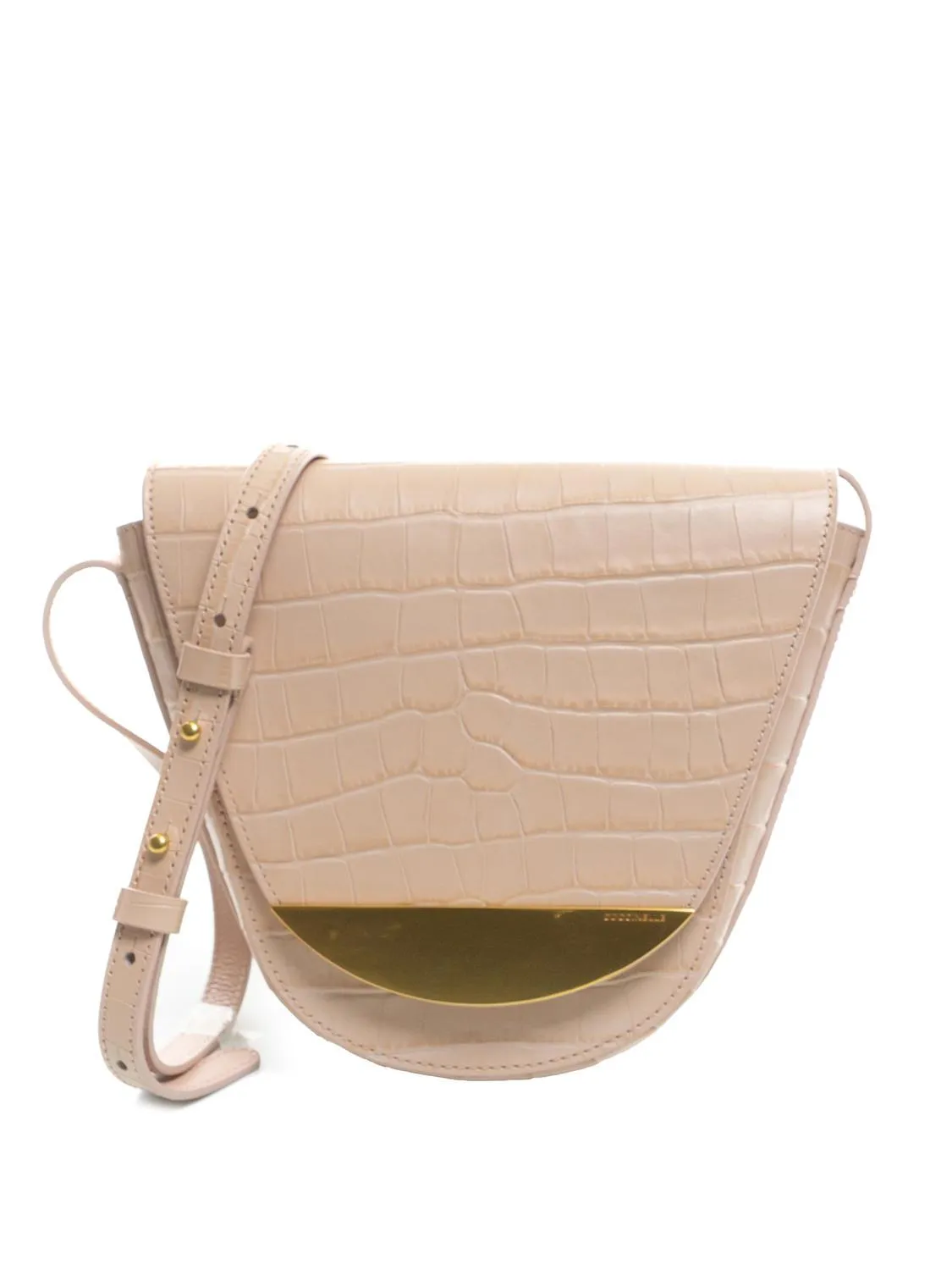 Coccinelle Josephine Croco Shiny Soft Mini Sac À Bandoulière, En Cuir Nouveau Rose - Achetez À Prix Outlet!