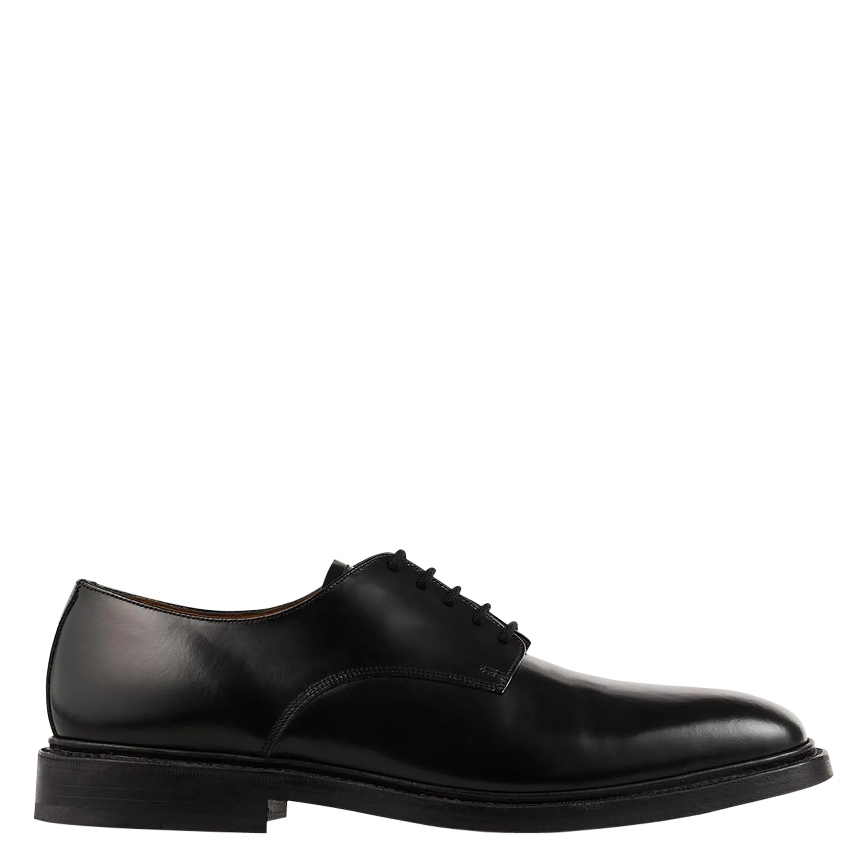 DERBIES EN CUIR GLACé - SANDRO pour HOMME | Printemps