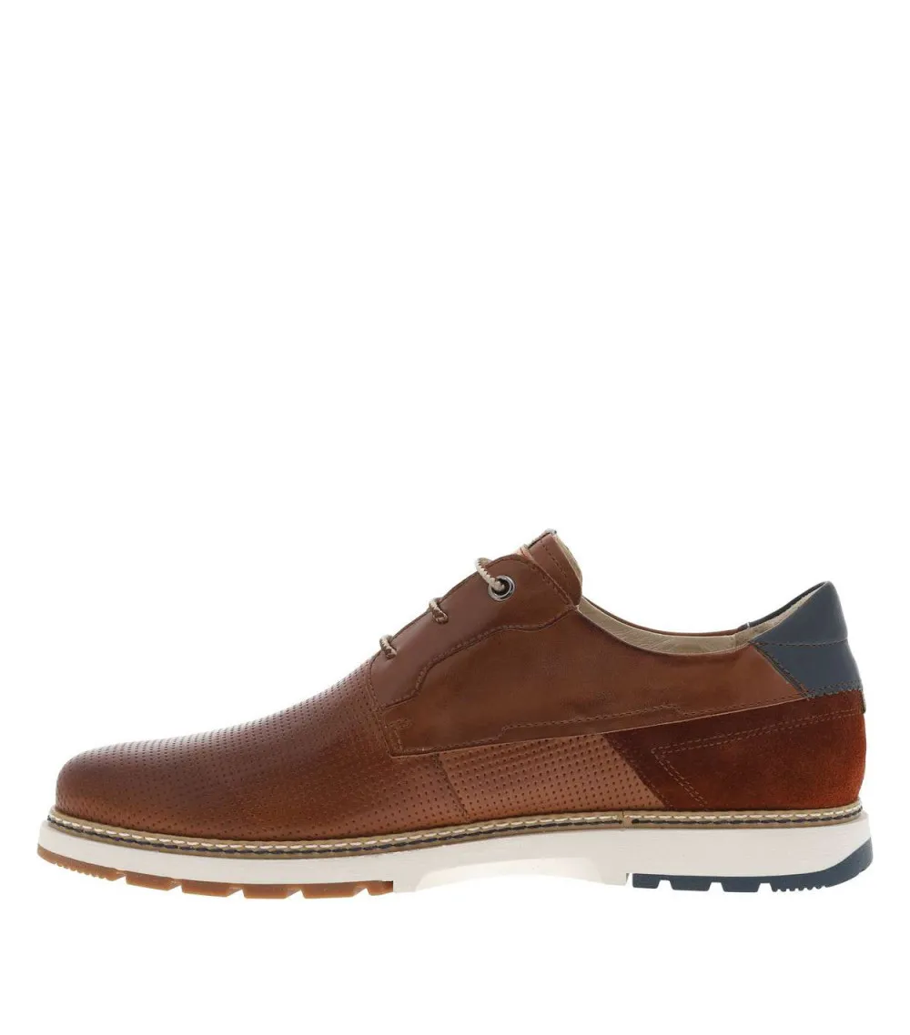 Derbies Pikolinos en cuir de vachette marron