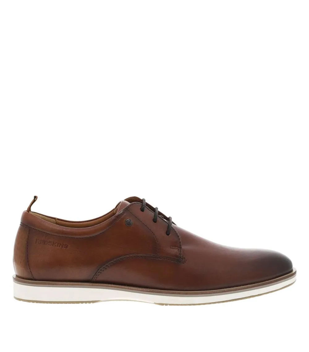 Derbies Redskins en cuir cognac