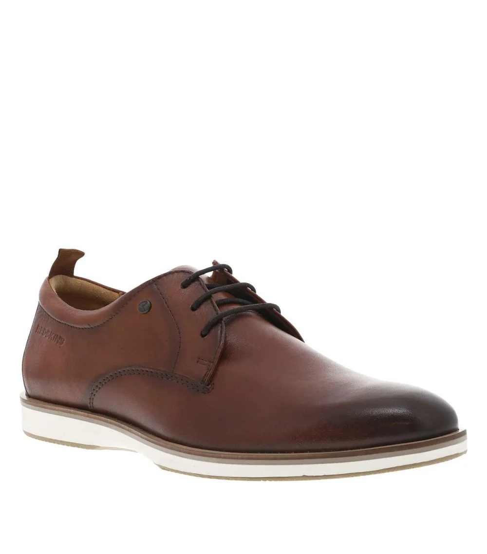 Derbies Redskins en cuir cognac