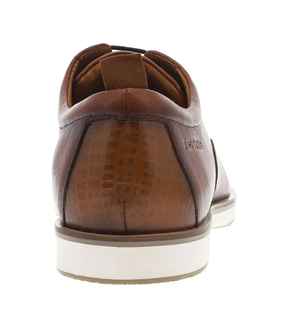 Derbies Redskins en cuir cognac