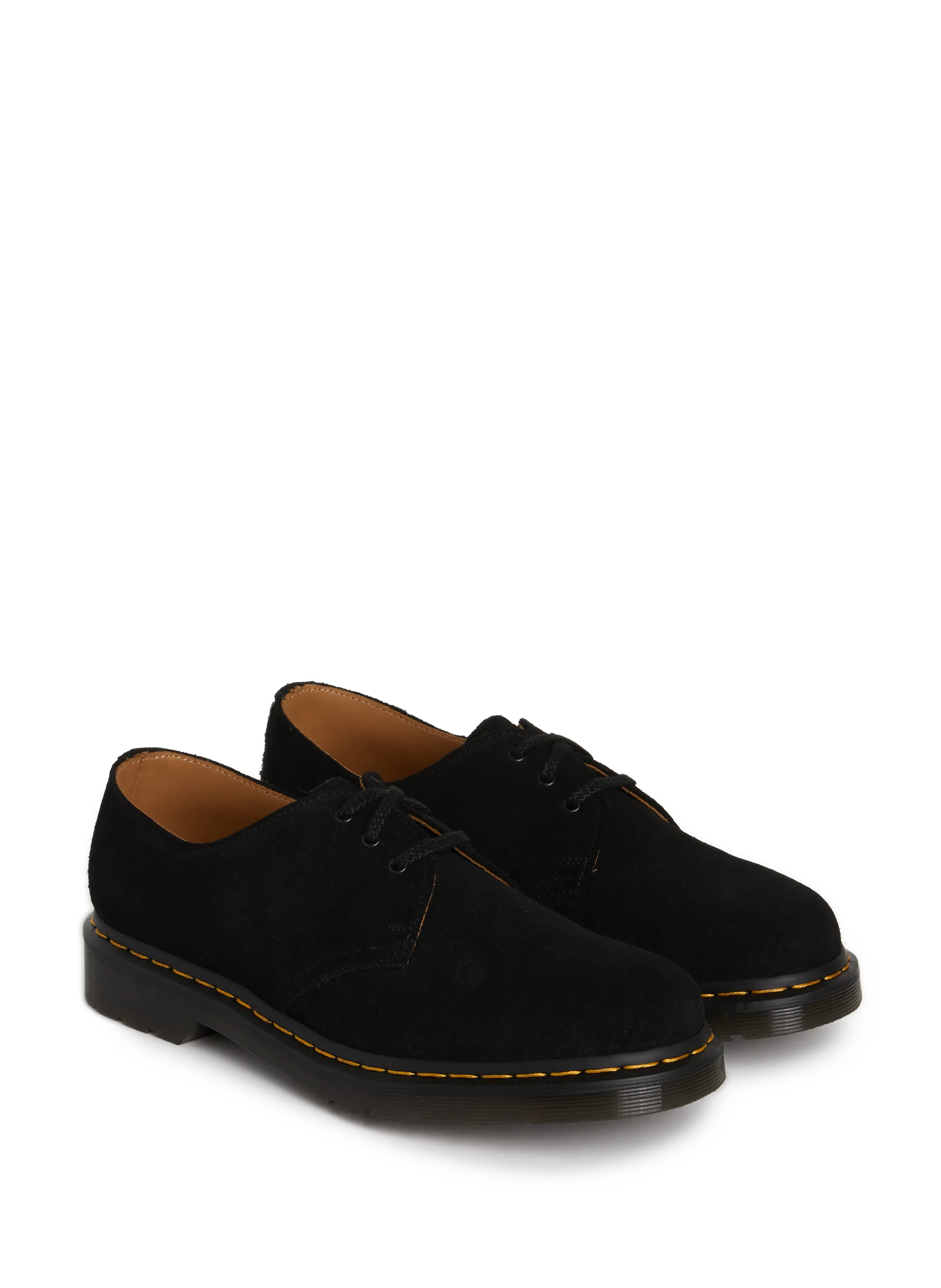 DR. MARTENS  Derbies 1461 en suède - Noir