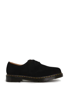 DR. MARTENS  Derbies 1461 en suède - Noir