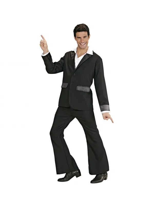 Déguisement Disco Party Noir Homme (veste, pantalon)