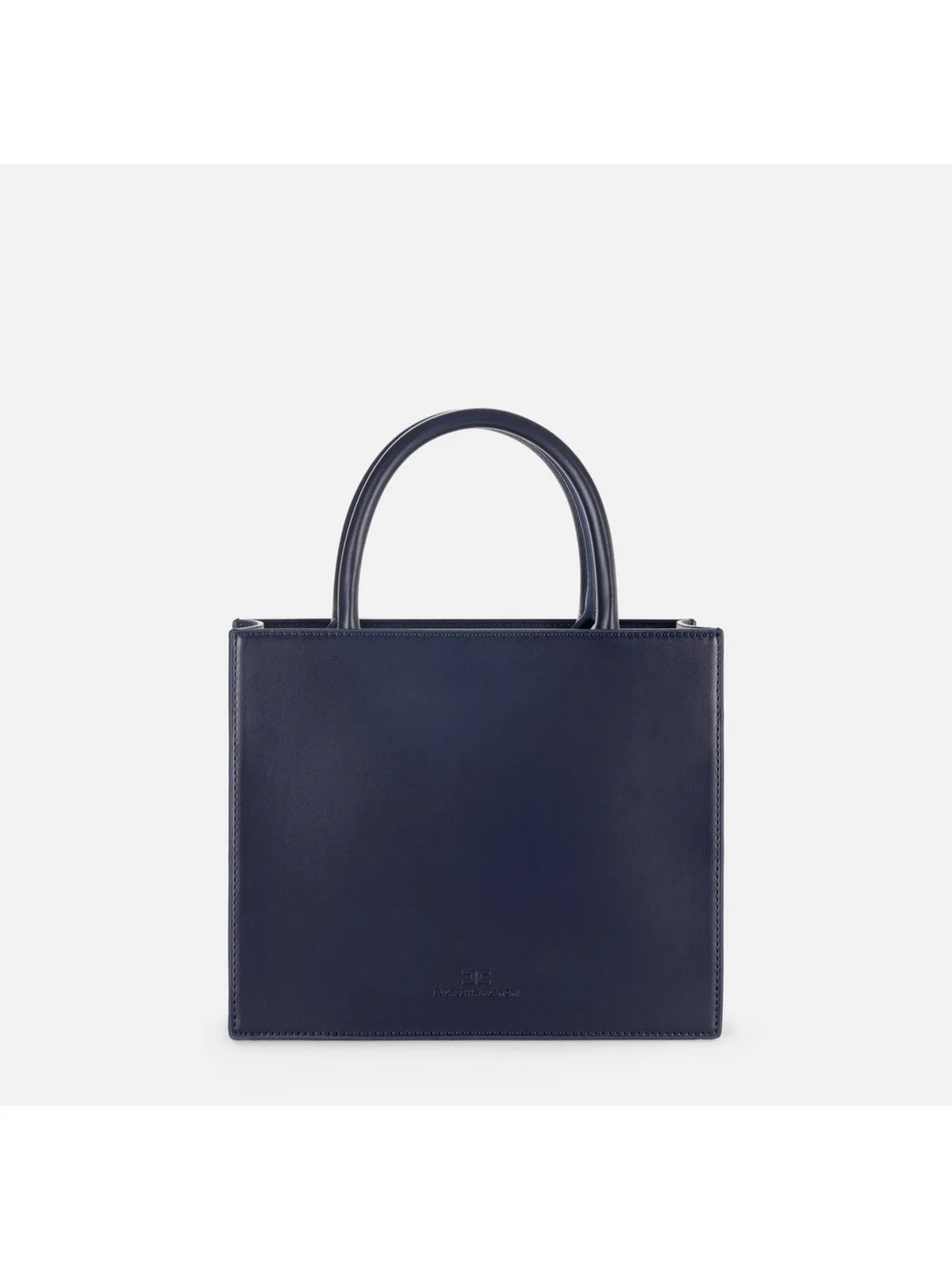 Elisabetta Franchi Petit sac à main bleu avec logo BS06A46E2 B75