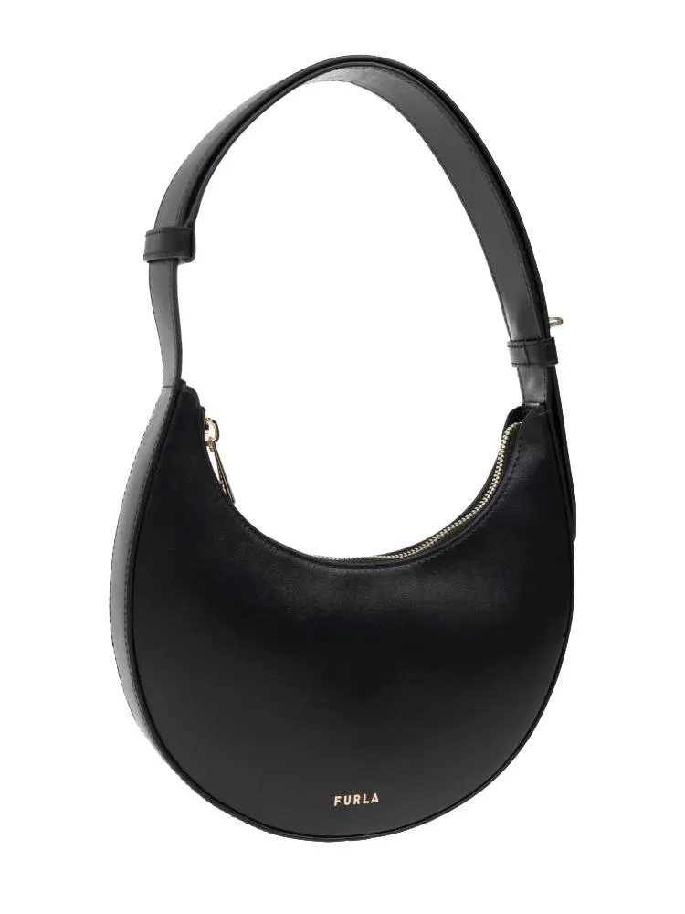 Furla Delizia  Mini Sac Bandoulière, En Cuir Noir - Achetez À Prix Outlet!