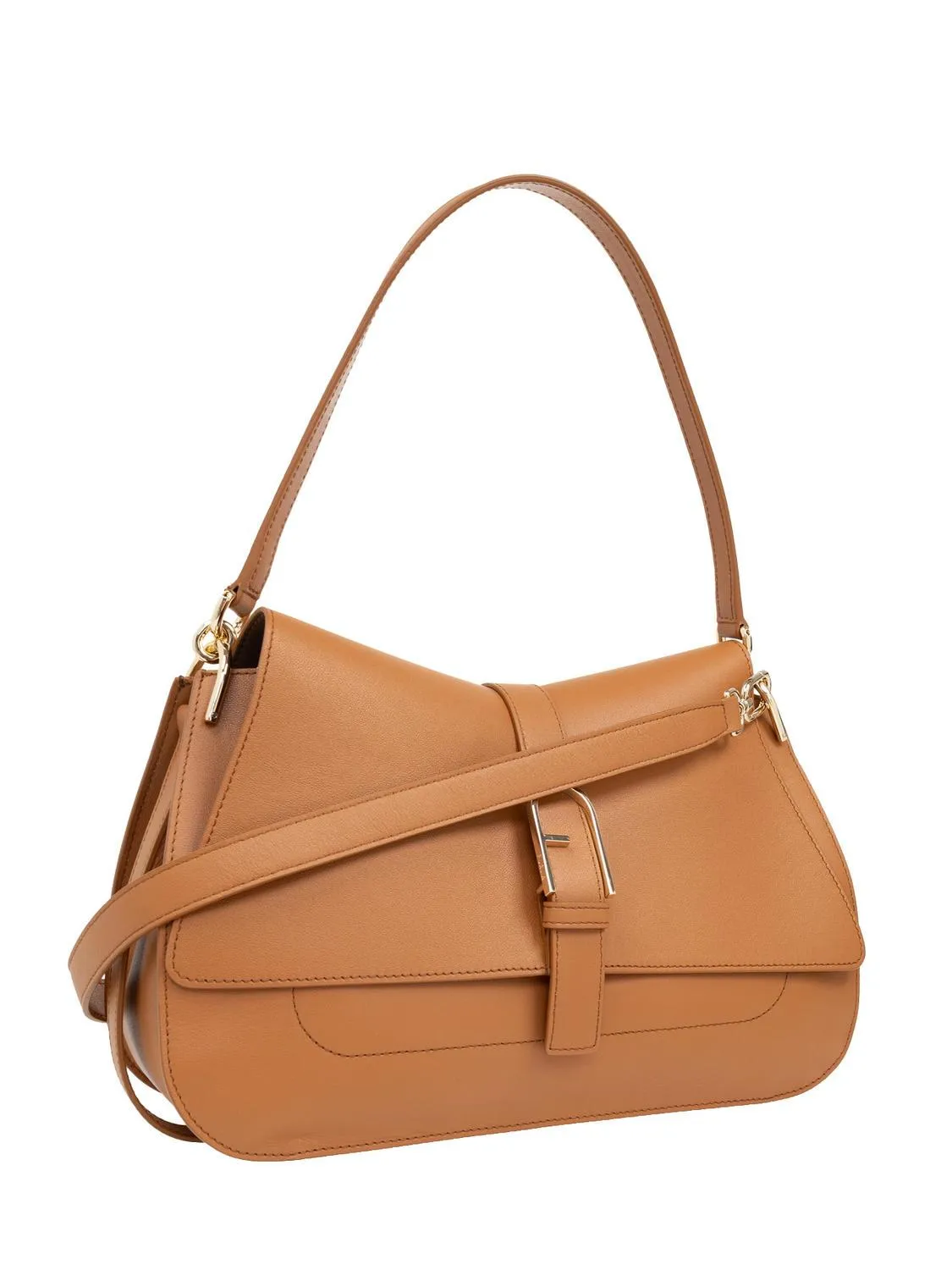 Furla Flow Sac À Main L En Cuir Brandy - Achetez À Prix Outlet!